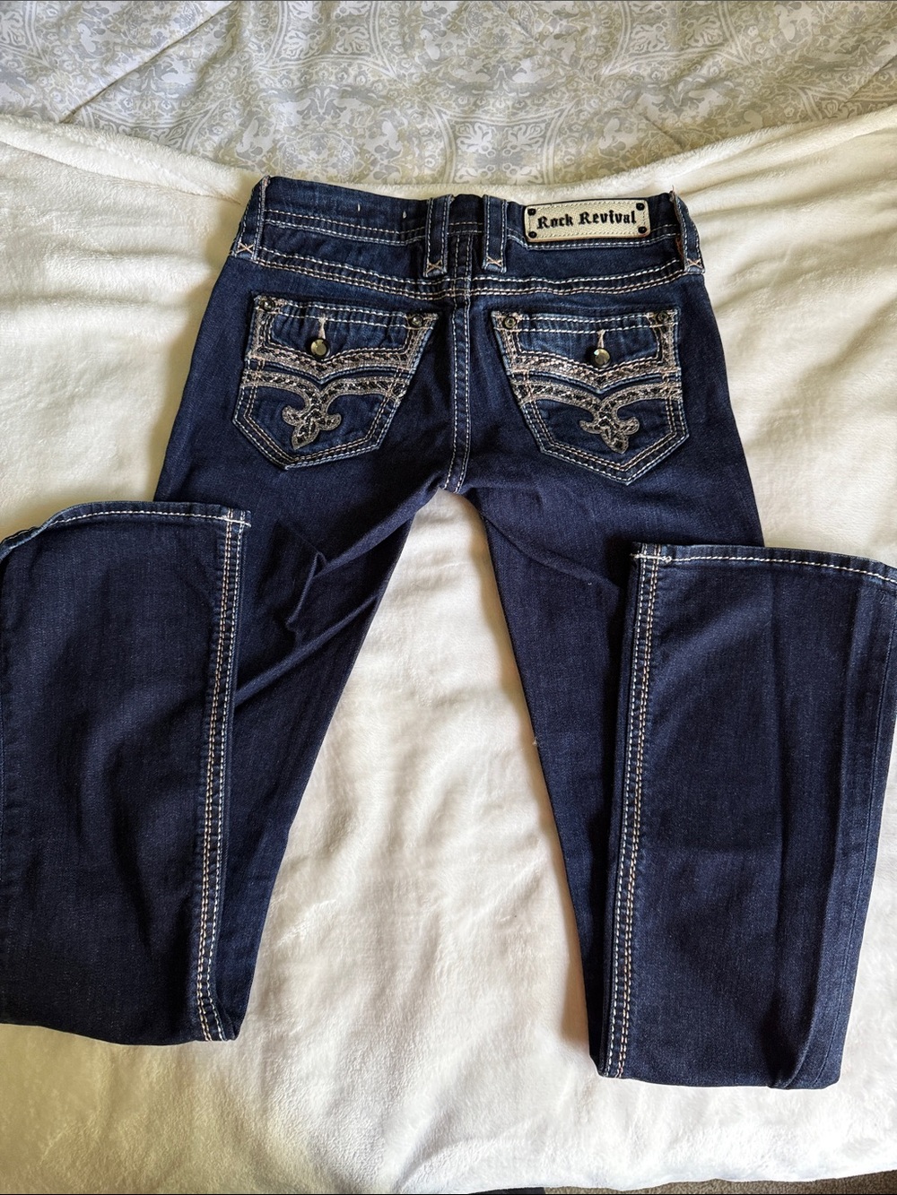 Rock Revival Women's Dark Indigo Boot Cut Jeans